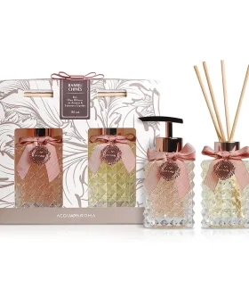 Kit Óleo Difusor + Sabonete Líquido Acqua Aroma 130ml Bambu Chinês