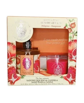 LA FLORENTINA KIT BELL RELAX POMEGRANATE SABONETE 500ML VELA 160